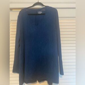 Lane Bryant blue long sleeve t-shirt